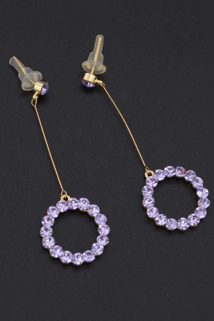 Round Drop Earrings