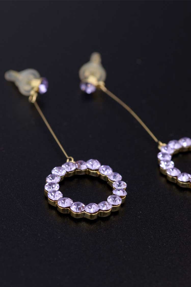 Round Drop Earrings