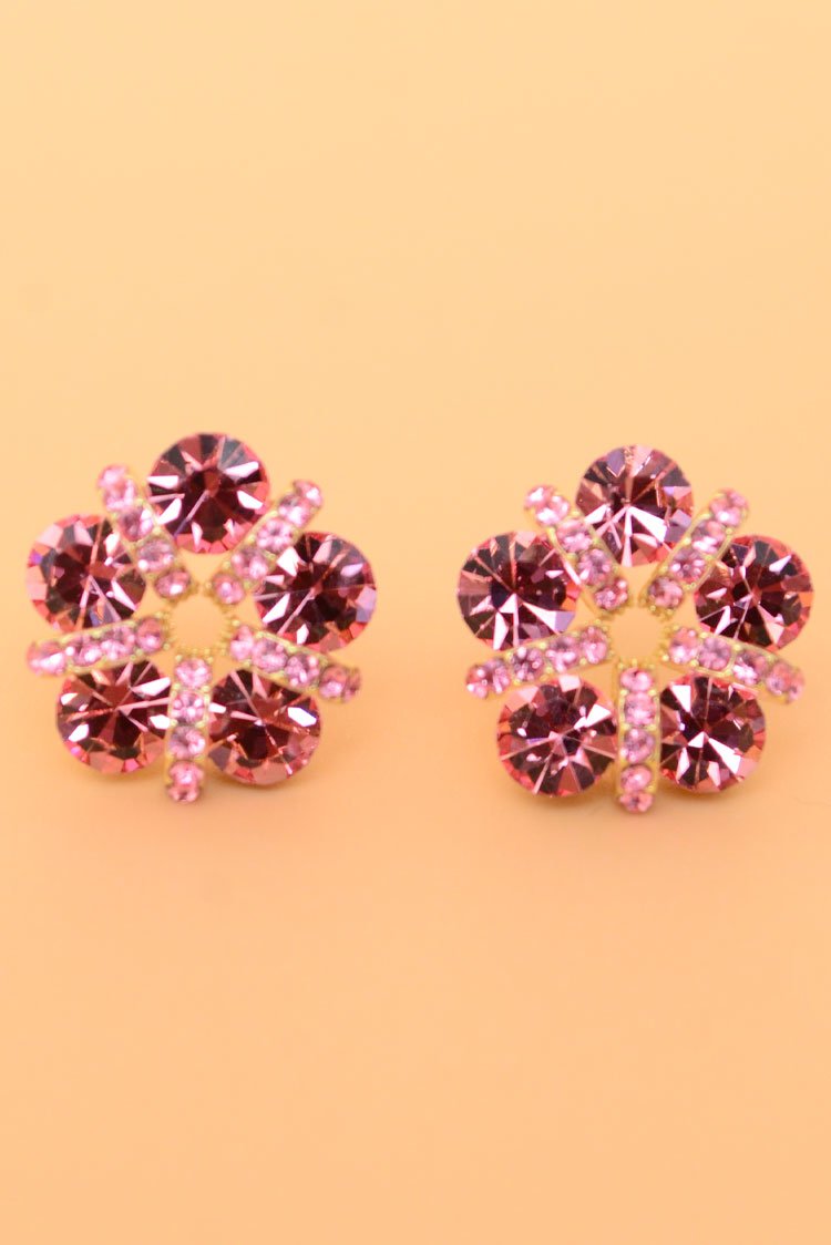 Flower Shape Stud Earrings