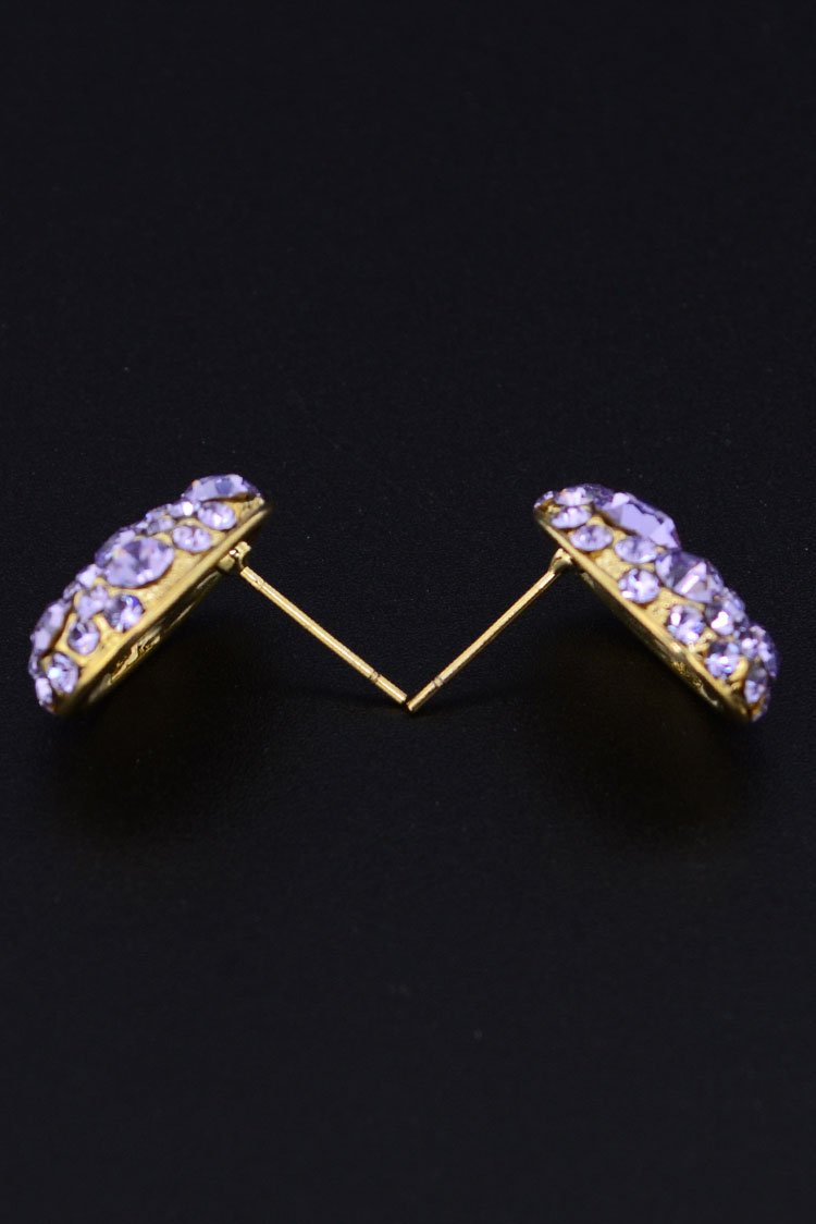 Oval Shape Stud Earrings