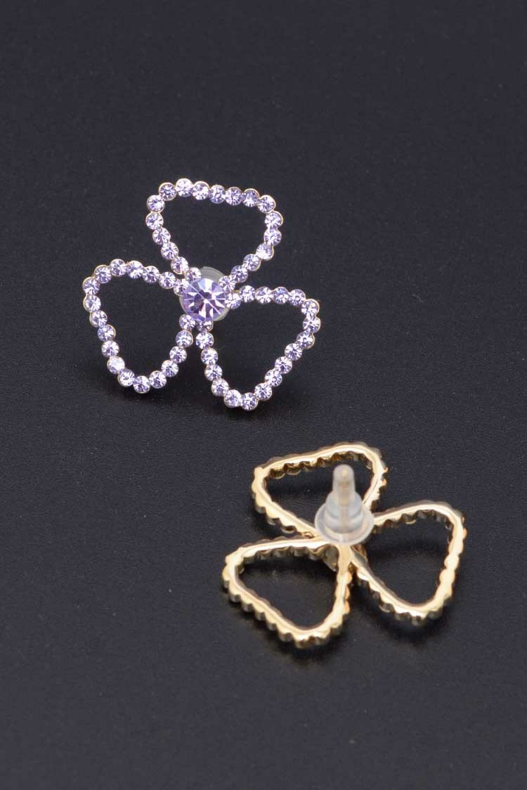 Flower Shape Stud Earrings