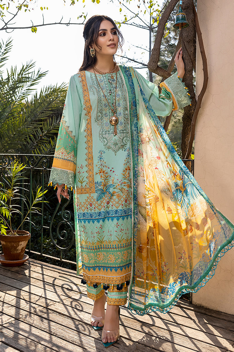 3-PC Unstitched Digital Printed Lawn Suit