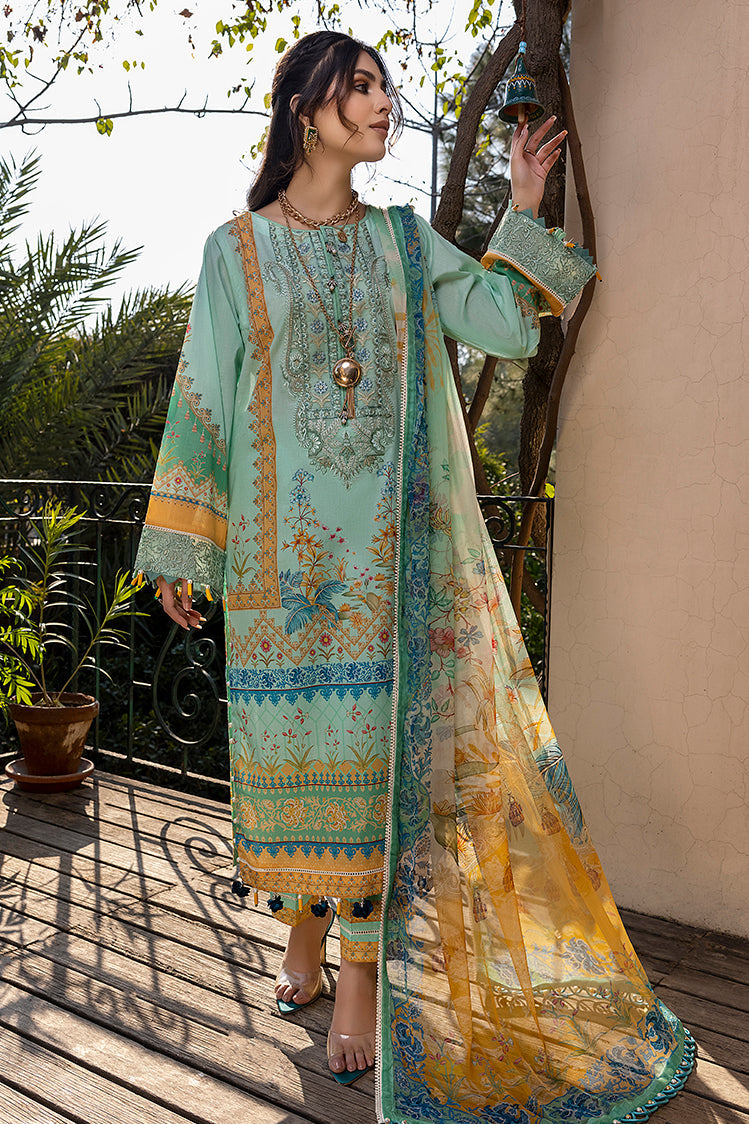 3-PC Unstitched Digital Printed Lawn Suit