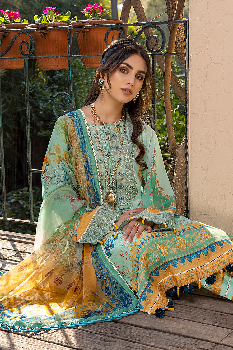 3-PC Unstitched Digital Printed Lawn Suit