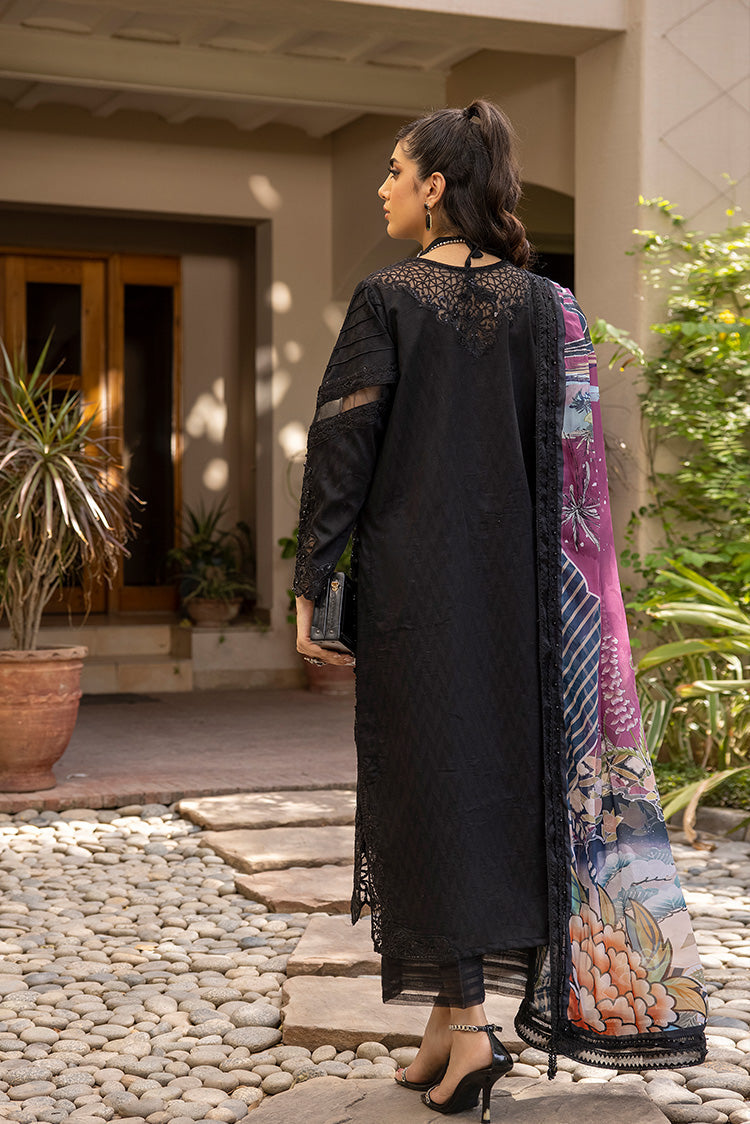 3-PC Unstitched Embroidered Lawn Suit