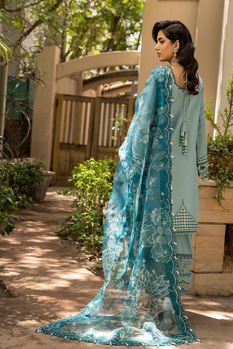 3-PC Unstitched Embroidered Lawn Suit