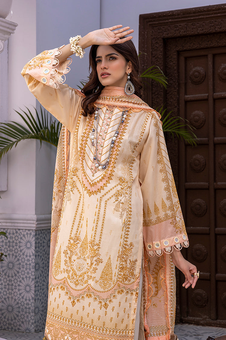 3-PC Unstitched Digital Printed Lawn Suit