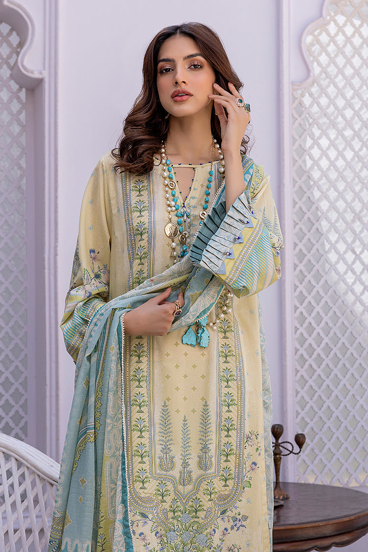 3-PC Unstitched Digital Printed Lawn Suit