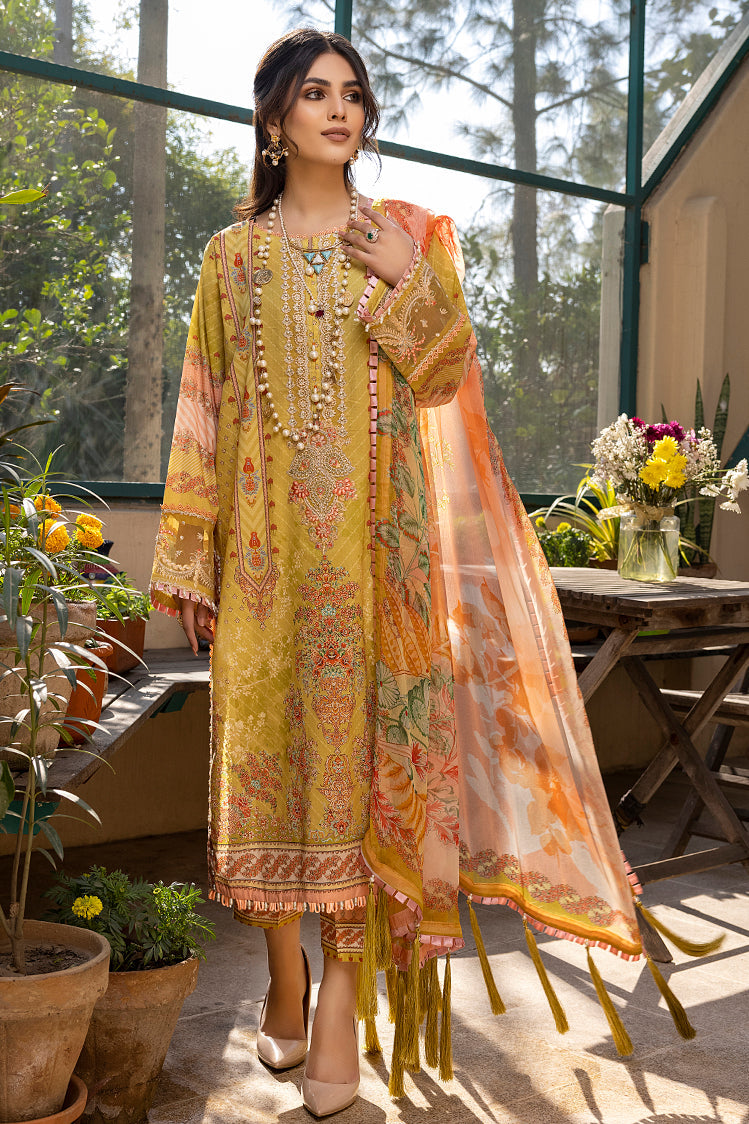 3-PC Unstitched Digital Printed Lawn Suit