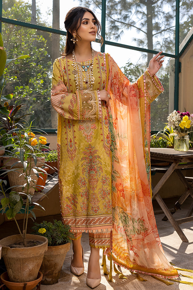 3-PC Unstitched Digital Printed Lawn Suit