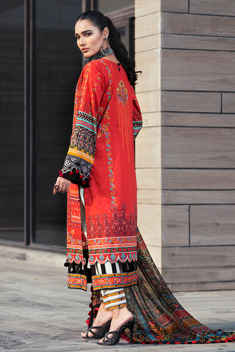 3-PC Unstitched Digital Printed Lawn Suit