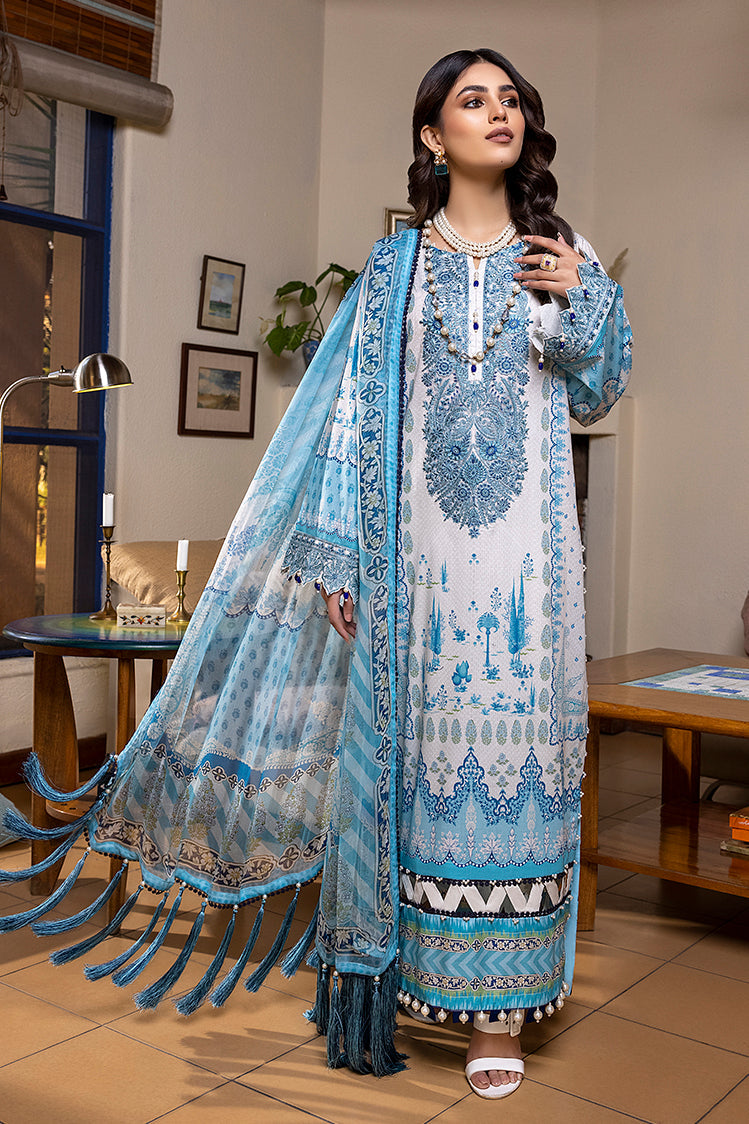 3-PC Unstitched Digital Printed Lawn Suit