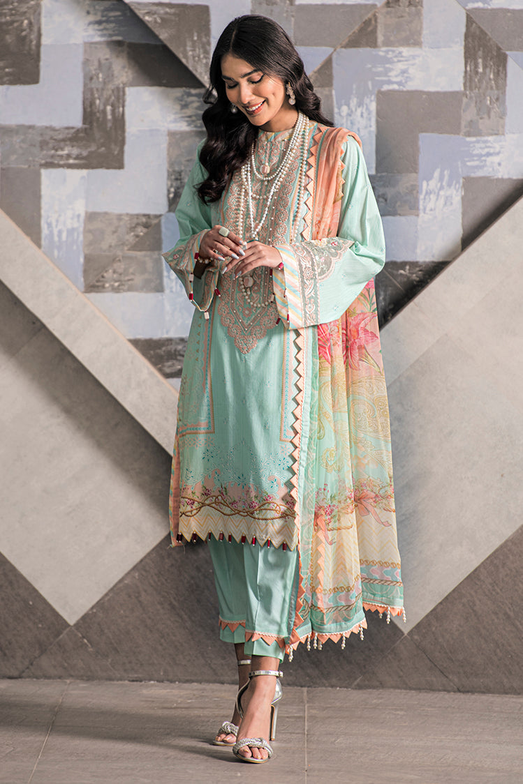 3-PC Unstitched Digital Printed Lawn Suit