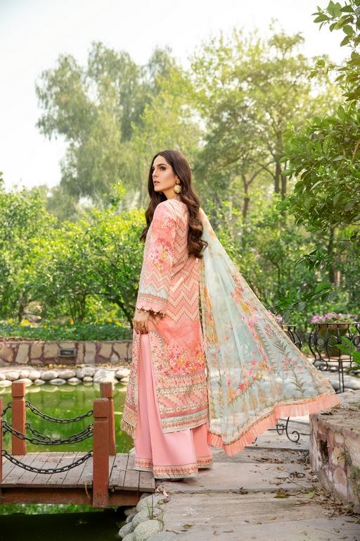 3-PC Unstitched Digital Printed Lawn Suit