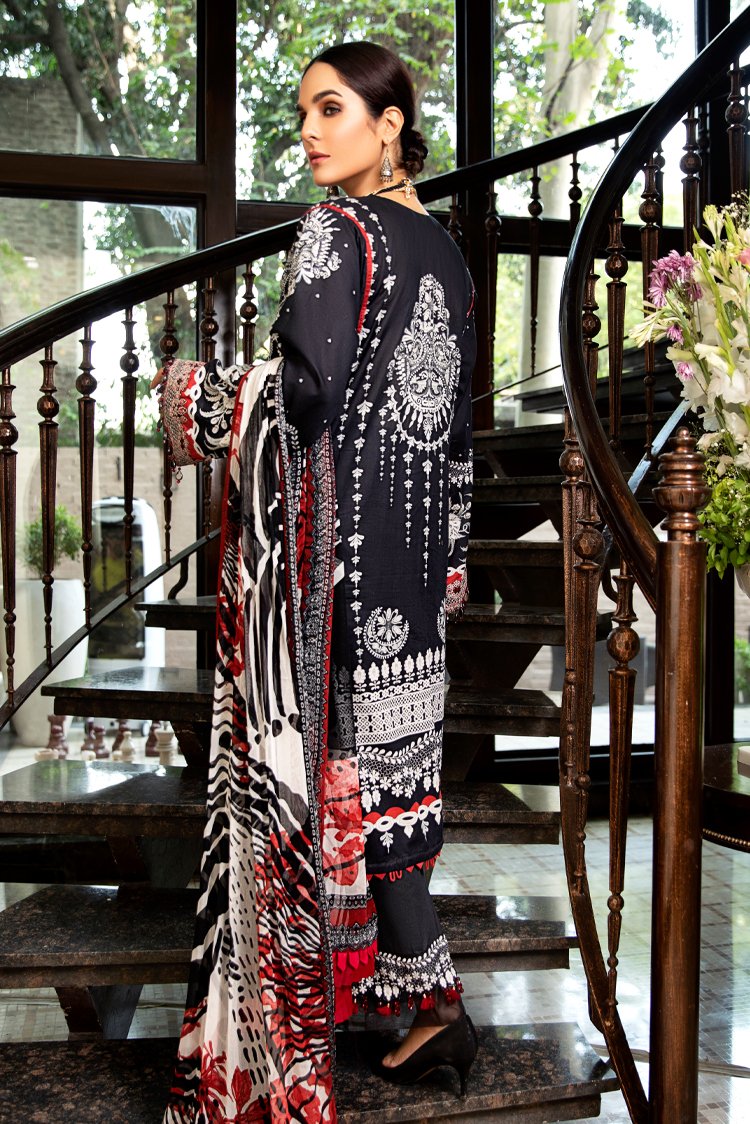 3-PC Unstitched Digital Printed Lawn Suit