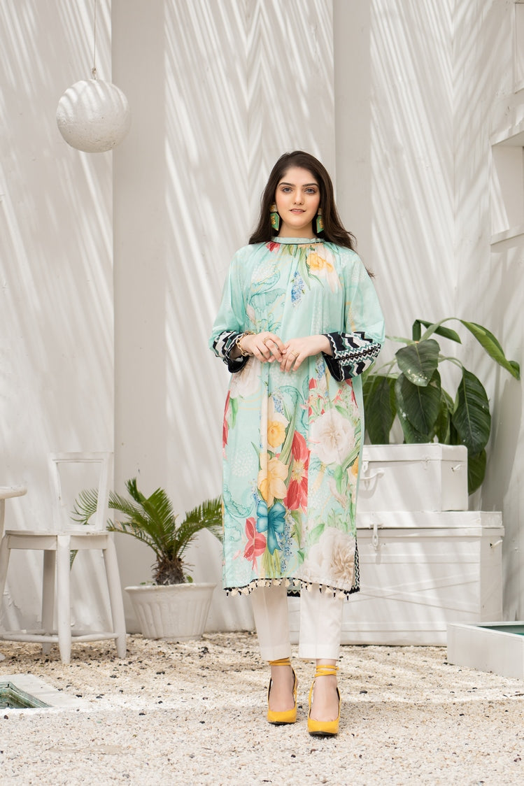 1-PC Unstitched Lawn Jacquard Kurti