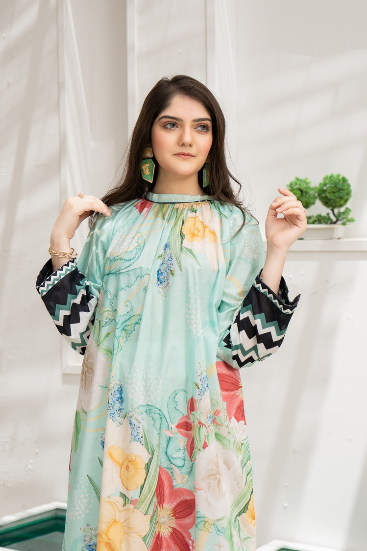 1-PC Unstitched Lawn Jacquard Kurti