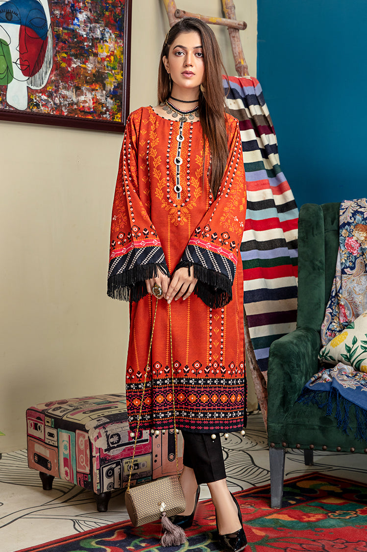 1-PC Unstitched Khaddar Kurti