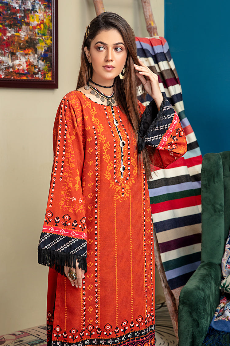 1-PC Unstitched Khaddar Kurti