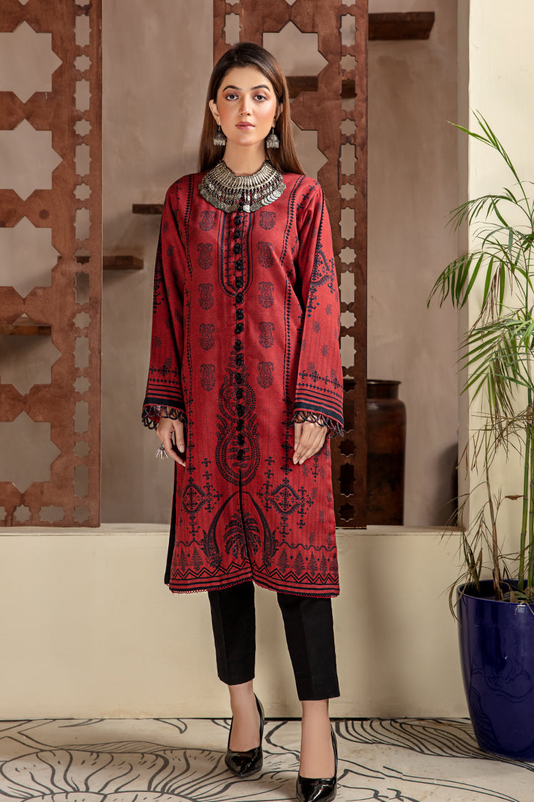 1-PC Unstitched Khaddar Kurti