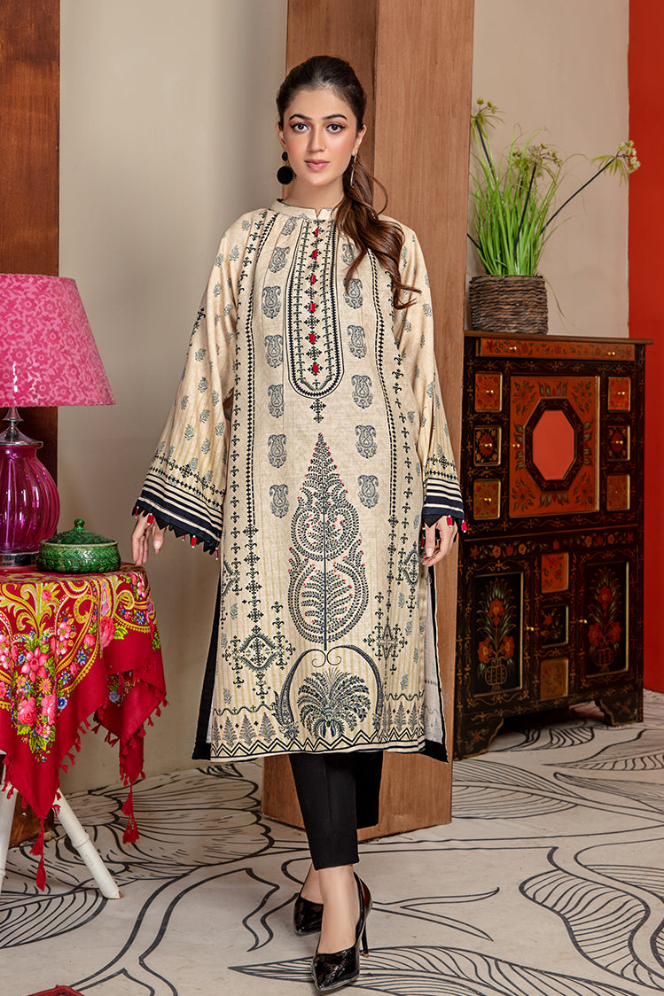 1-PC Unstitched Khaddar Kurti