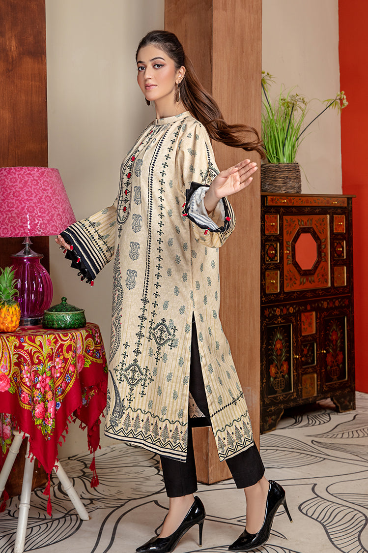 1-PC Unstitched Khaddar Kurti