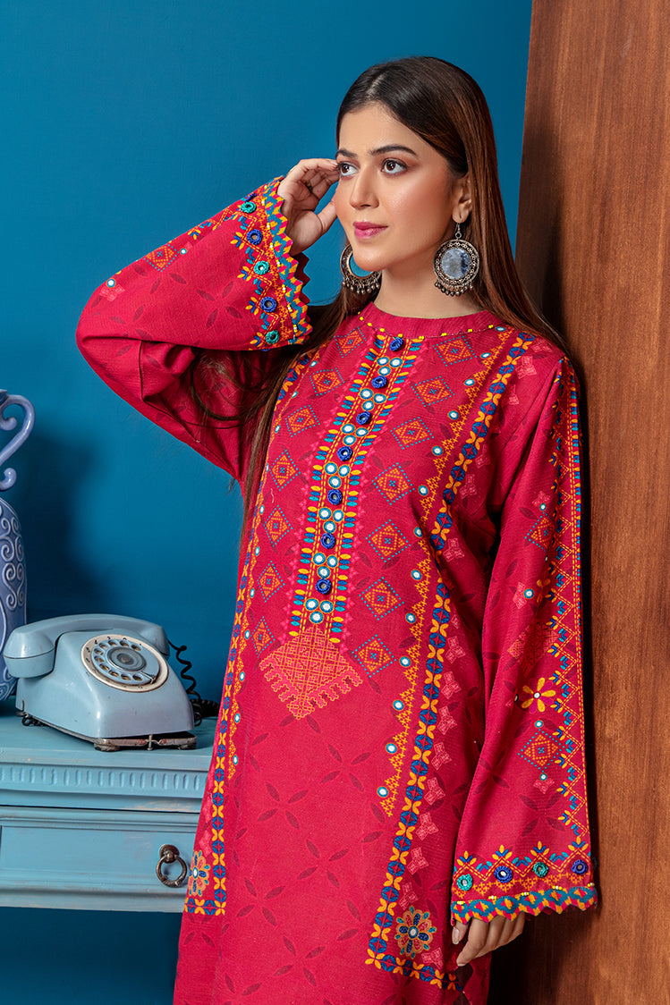 1-PC Unstitched Khaddar Kurti