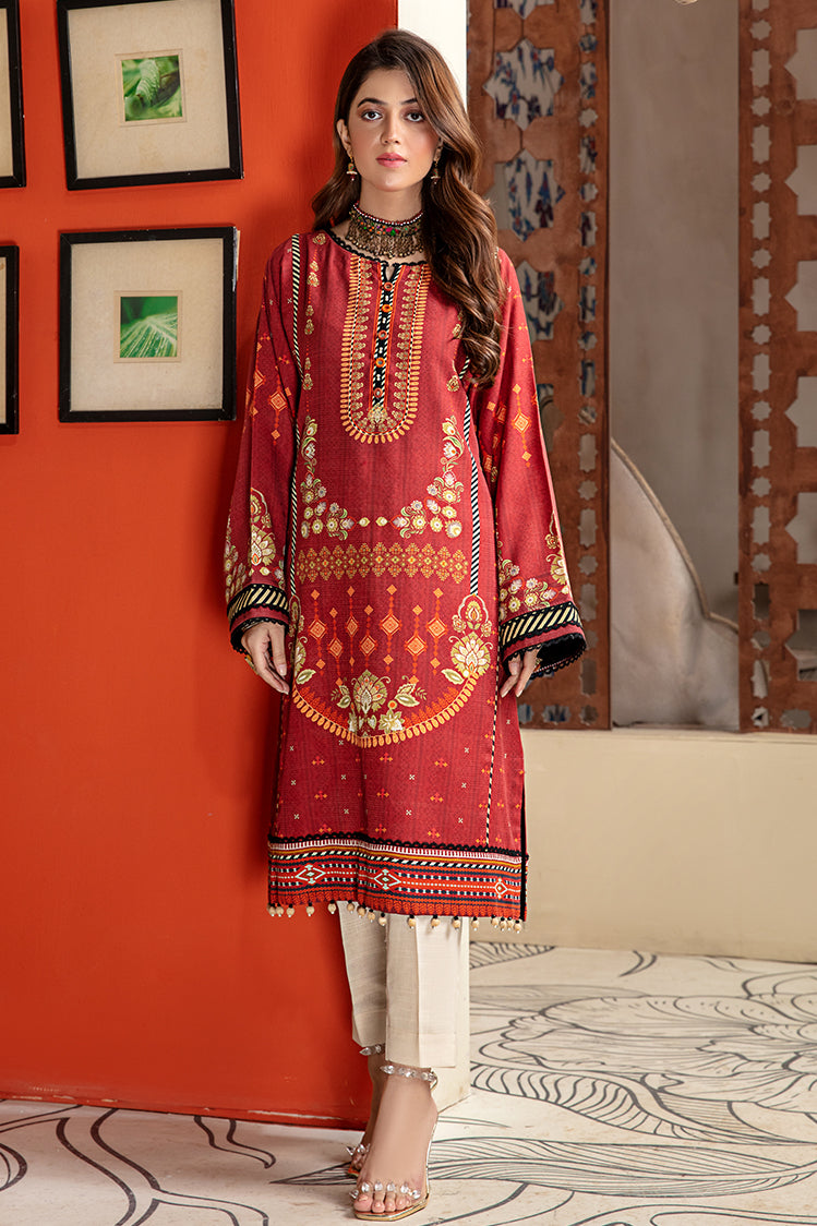 1-PC Unstitched Khaddar Kurti