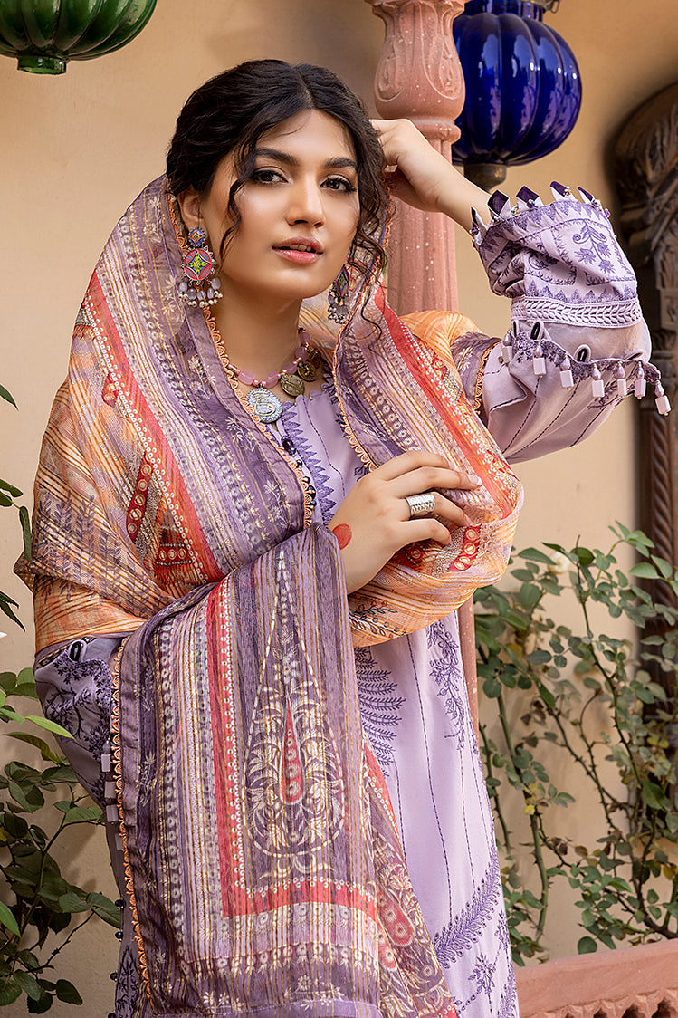 3-PC Unstitched Embroidered Chikankari Lawn Suit