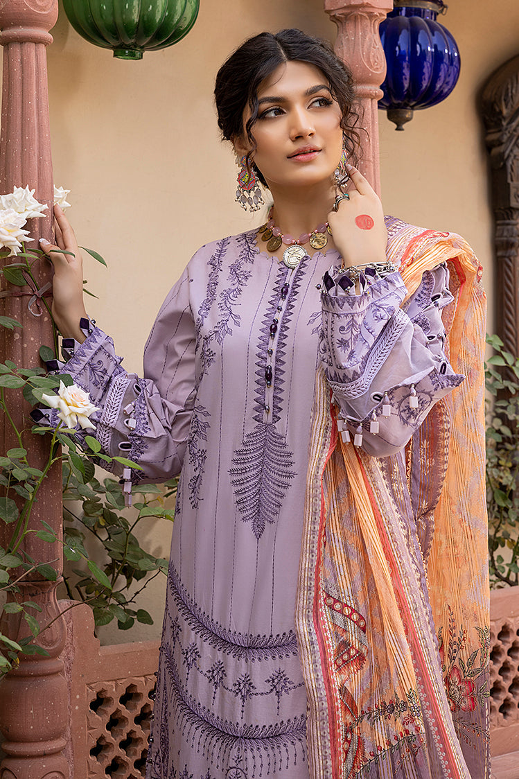 3-PC Unstitched Embroidered Chikankari Lawn Suit