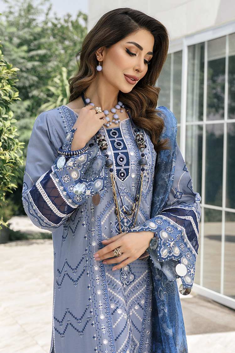 3-PC Unstitched Digital Printed Lawn Suit