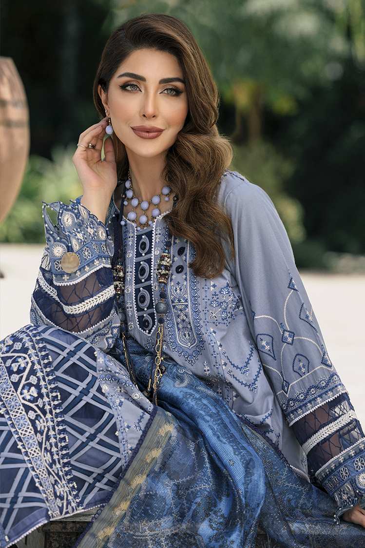 3-PC Unstitched Digital Printed Lawn Suit