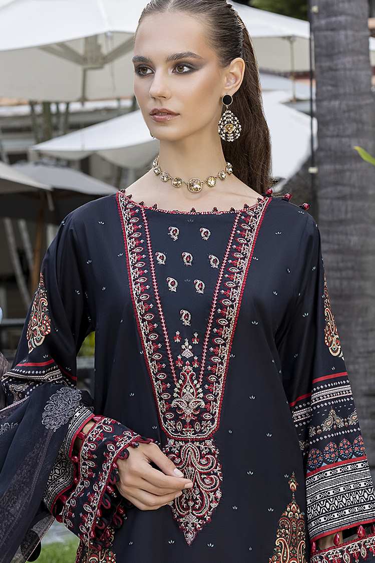 3-PC Unstitched Digital Printed Lawn Suit