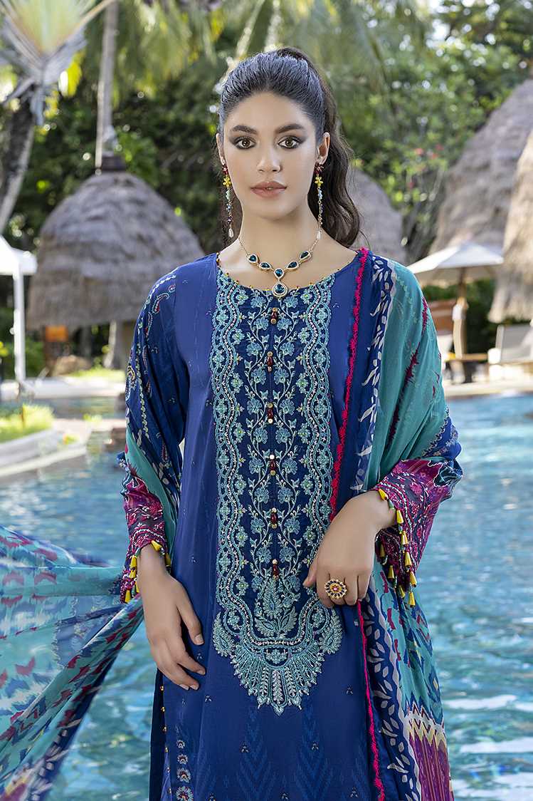 3-PC Unstitched Digital Printed Lawn Suit