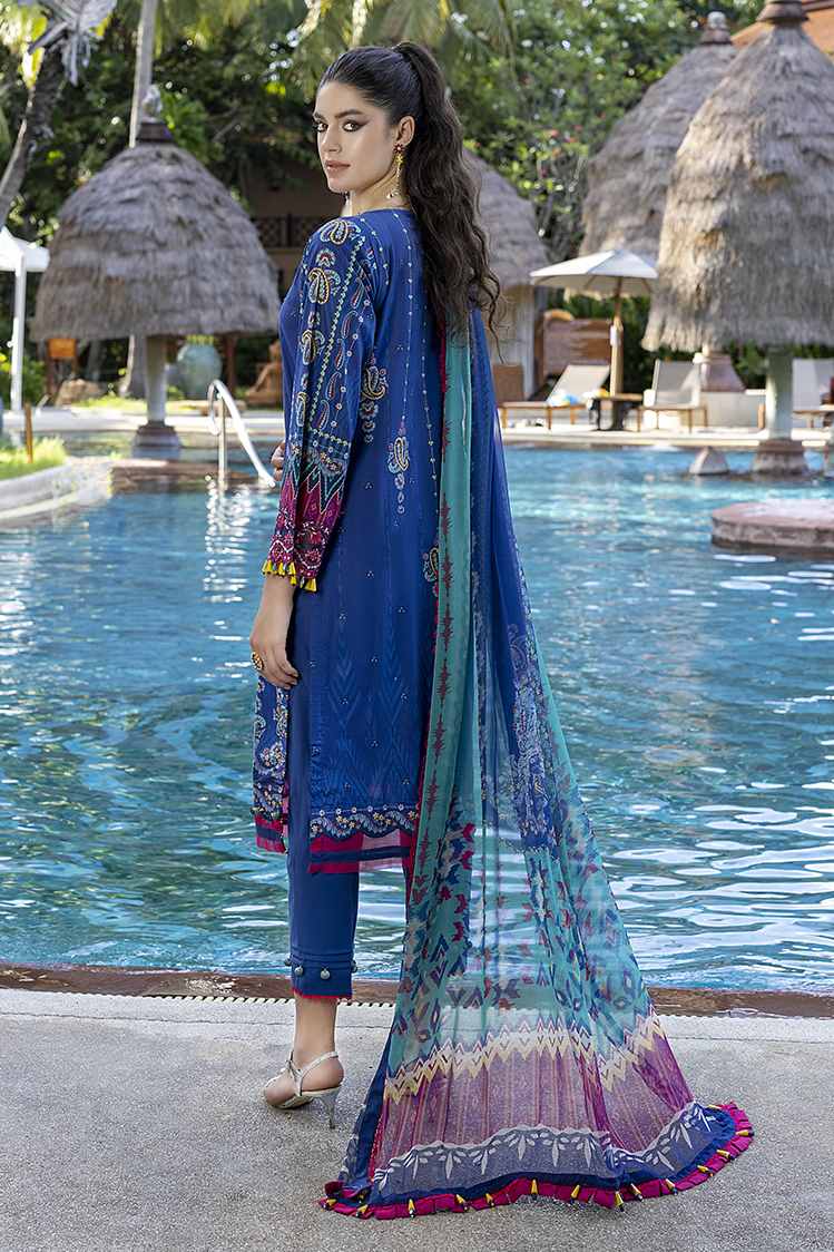 3-PC Unstitched Digital Printed Lawn Suit