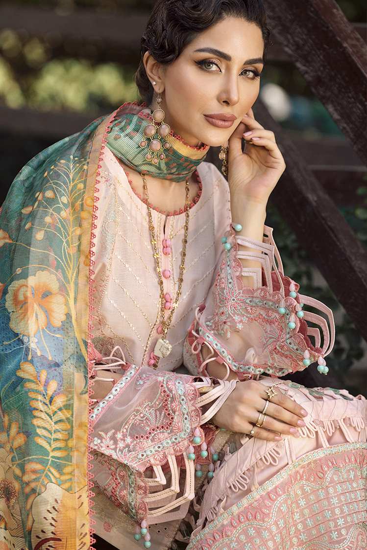 3-PC Unstitched Digital Printed Lawn Suit