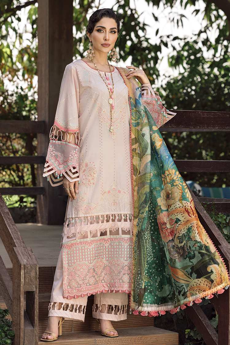 3-PC Unstitched Digital Printed Lawn Suit