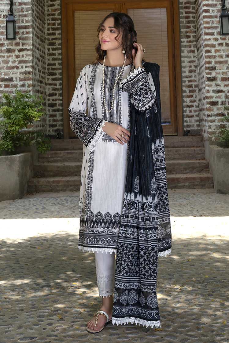 3-PC Unstitched Digital Printed Lawn Suit