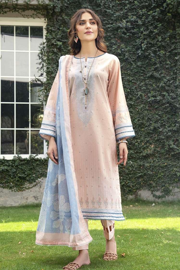 3-PC Unstitched Digital Printed Lawn Suit