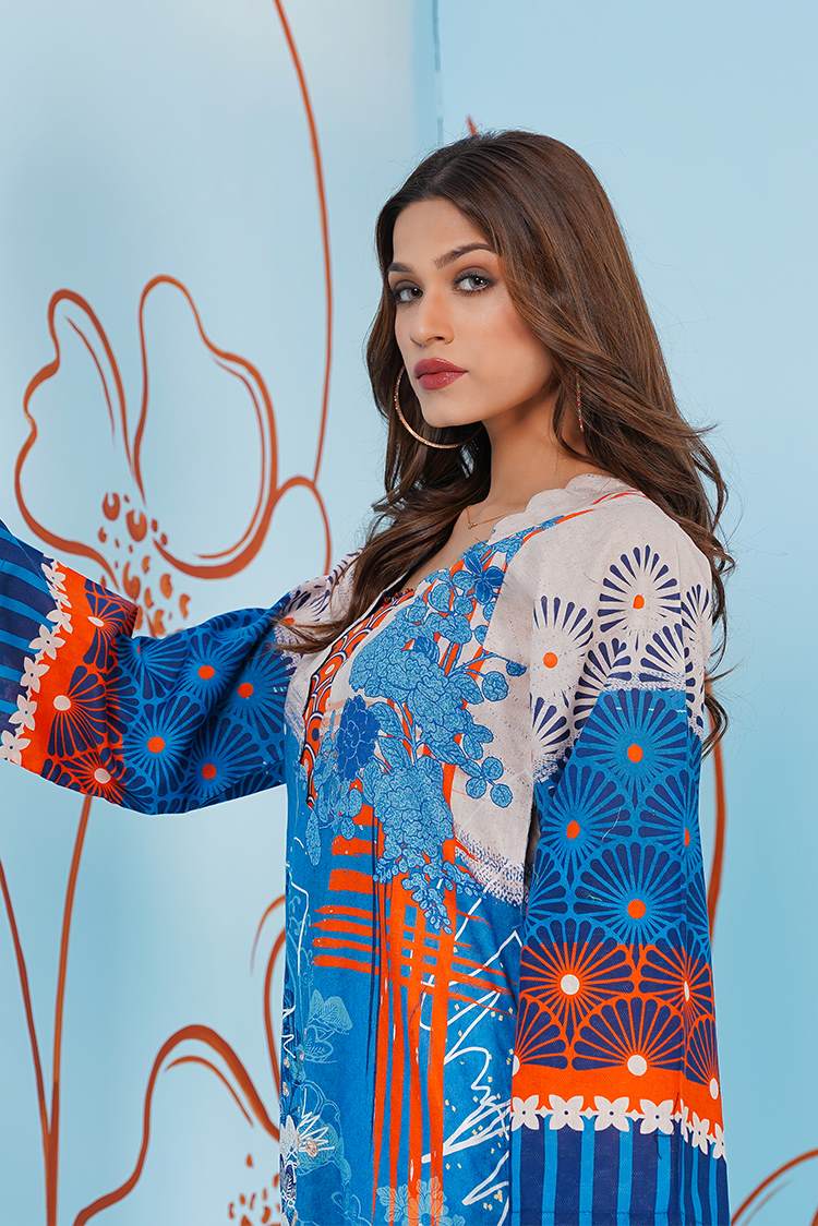 1-PC Stitched Jacquard Kurti