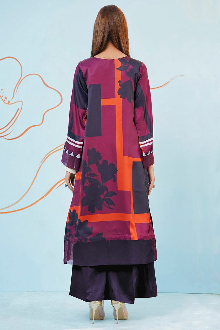 1-PC Unstitched Soft Crepe Kurti