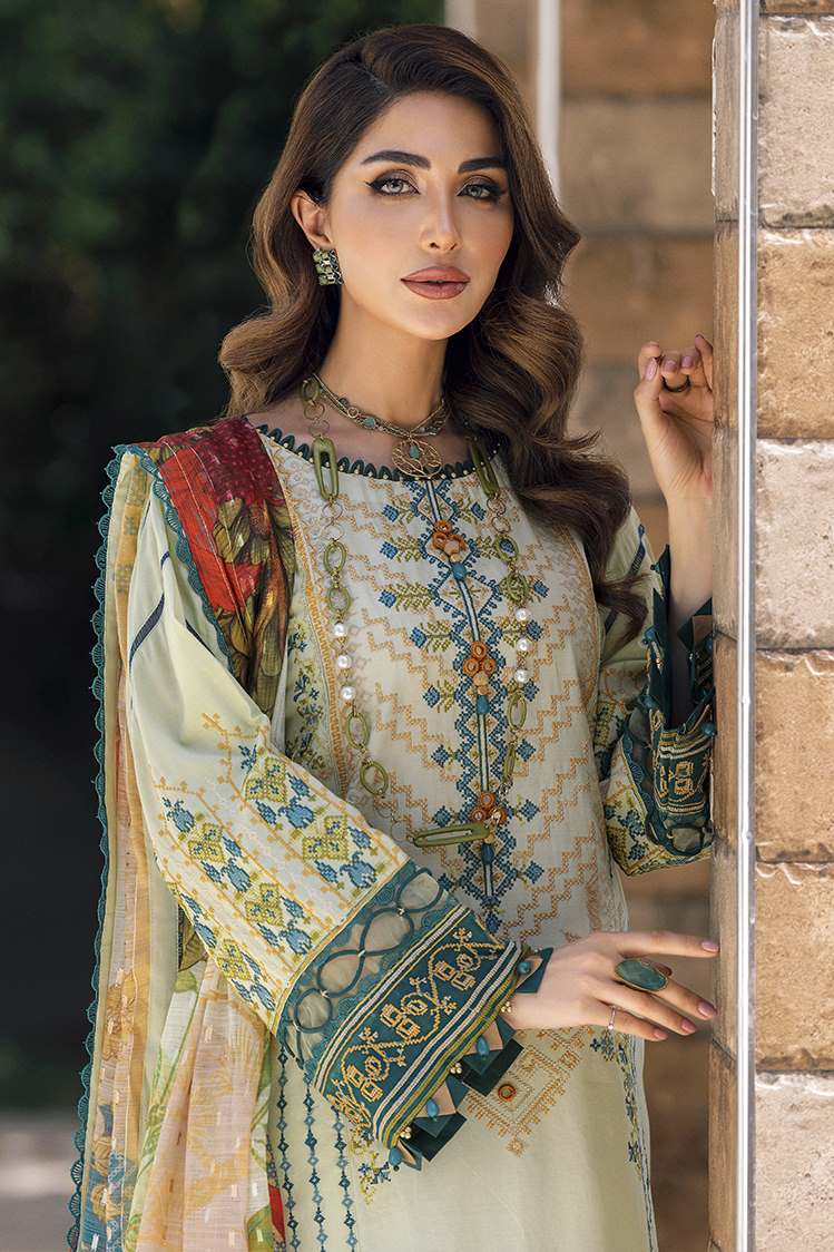 3-PC Unstitched Digital Printed Lawn Suit