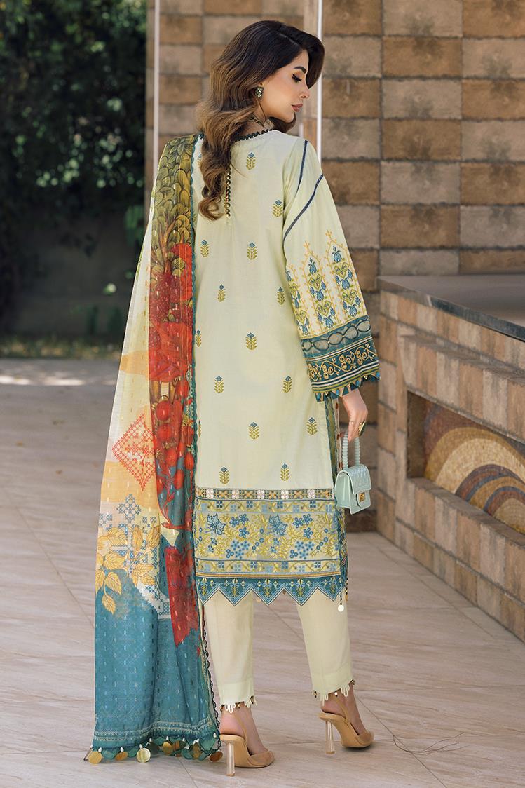 3-PC Unstitched Digital Printed Lawn Suit