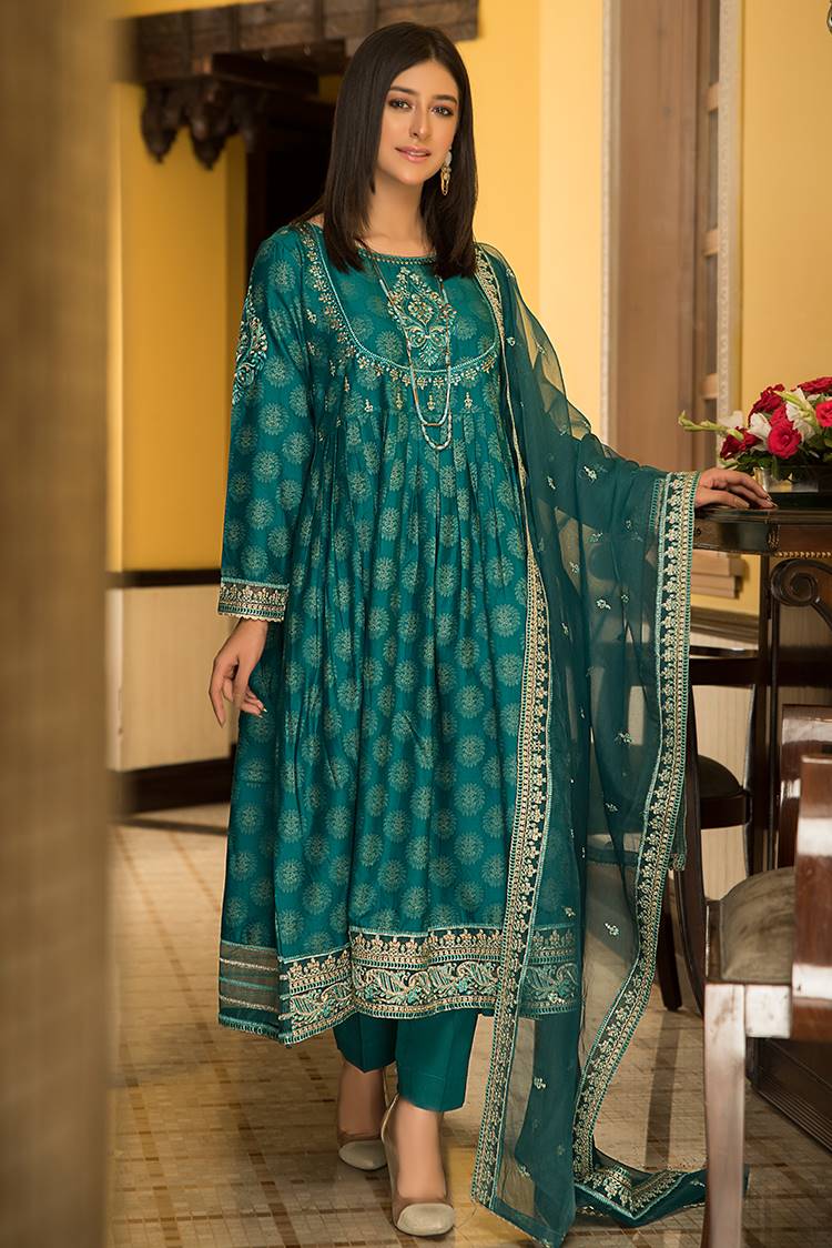 3-PC Stitched Jacquard Suit