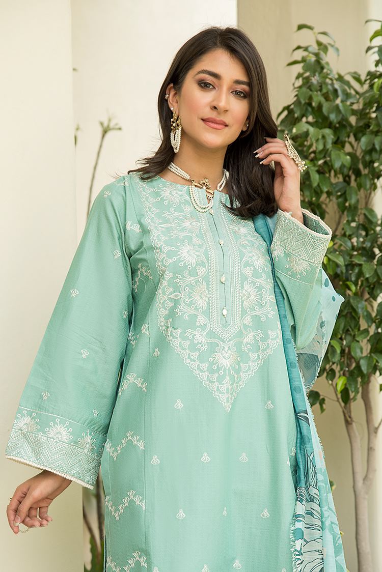 3-PC Stitched Lawn Suit