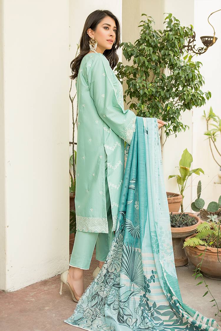 3-PC Stitched Lawn Suit