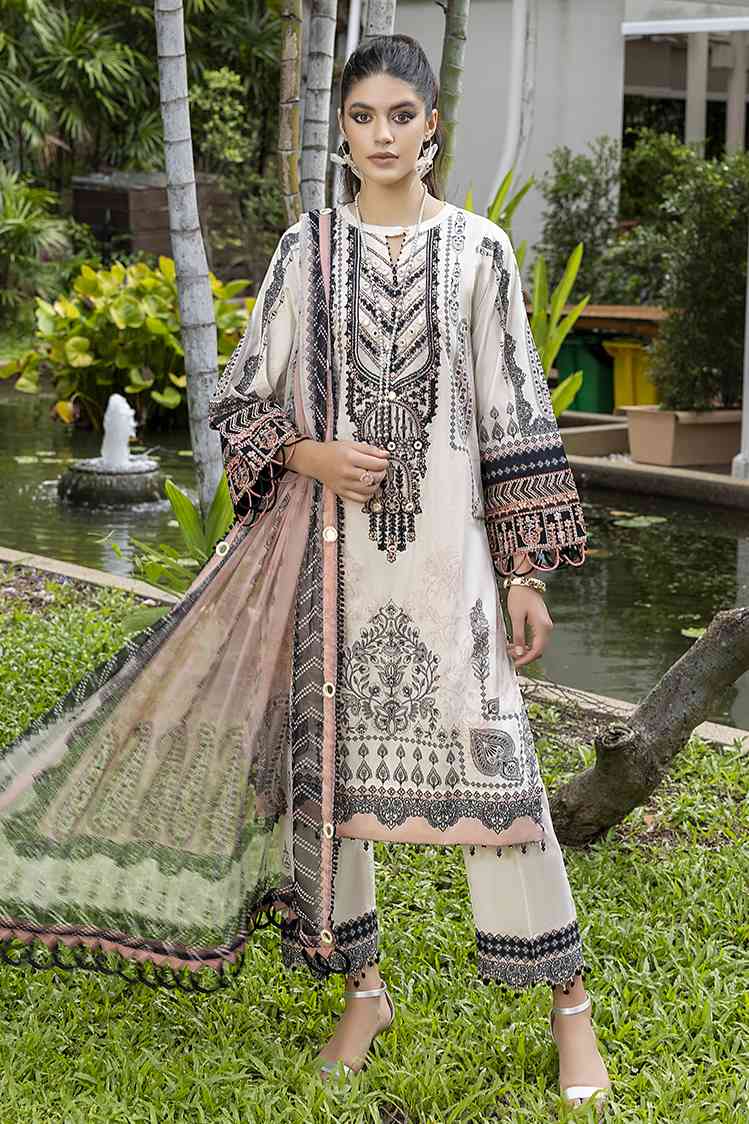 3-PC Unstitched Digital Printed Lawn Suit