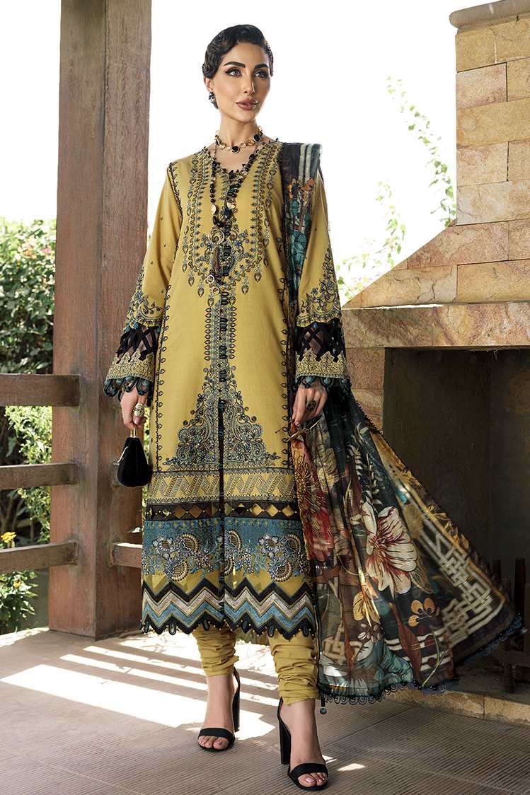 3-PC Unstitched Digital Printed Lawn Suit