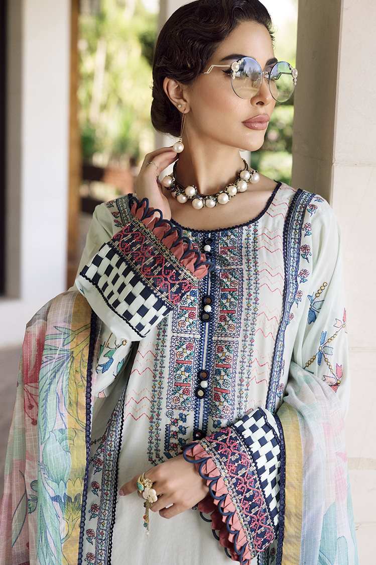 3-PC Unstitched Digital Printed Lawn Suit