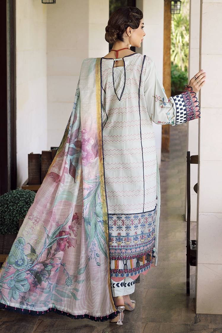 3-PC Unstitched Digital Printed Lawn Suit